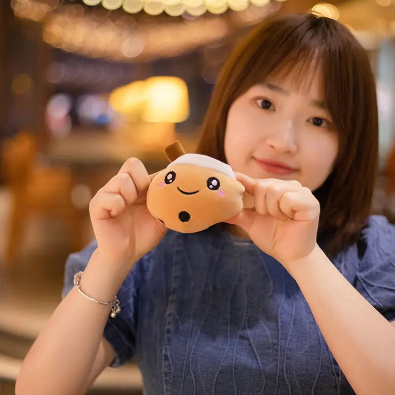 Cute Bubble Tea Keychain