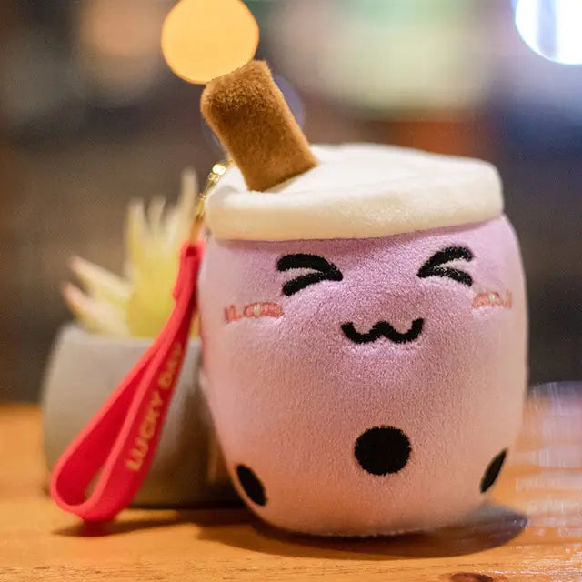 Cute Bubble Tea Keychain