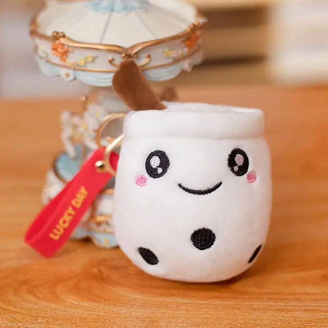 Cute Bubble Tea Keychain