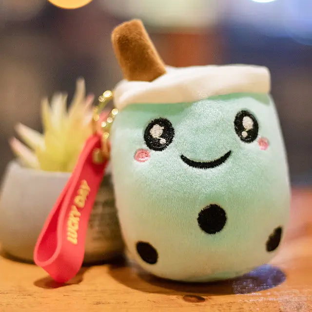 Cute Bubble Tea Keychain