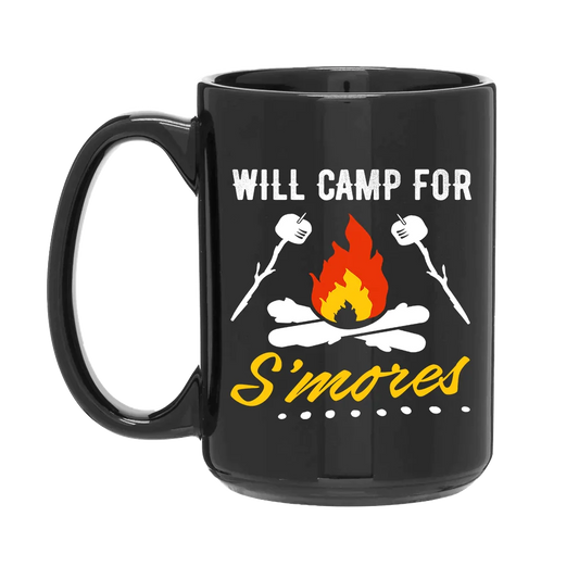 Will Camp For Smores  15oz Mug