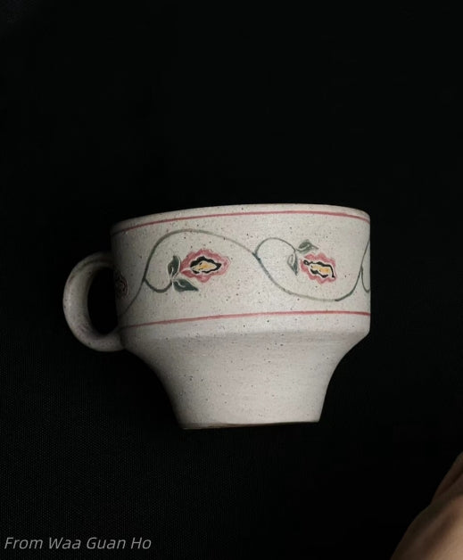 Buddhism factors on Chinese murals twin mugs